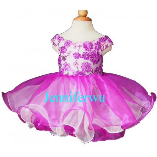 Infant/toddler/baby/children/kids Girl's glitz Pageant evening/prom Dress/clothing  EB1130G